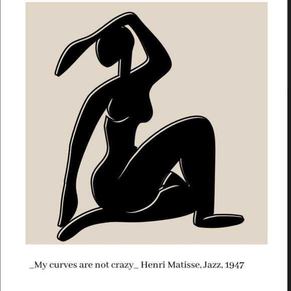 Henri Matisse Paris France floral abstract neutral gallery wall art prin… - Picture 2 of 2